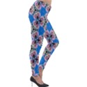 Pattern Sequence Motif Design Plan Floral Lightweight Velour Leggings View4