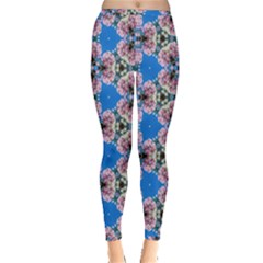 Pattern Sequence Motif Design Plan Floral Inside Out Leggings