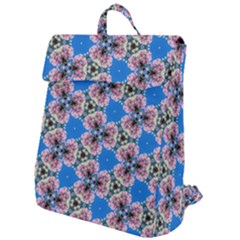 Pattern Sequence Motif Design Plan Floral Flap Top Backpack