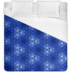 Background Wallpaper Pattern Blue Duvet Cover (king Size) by Pakrebo