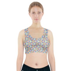 Background Wallpaper Pattern Sports Bra With Pocket by Pakrebo