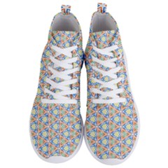 Background Wallpaper Pattern Men s Lightweight High Top Sneakers