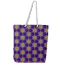 Background Wallpaper Pattern Full Print Rope Handle Tote (Large) View1