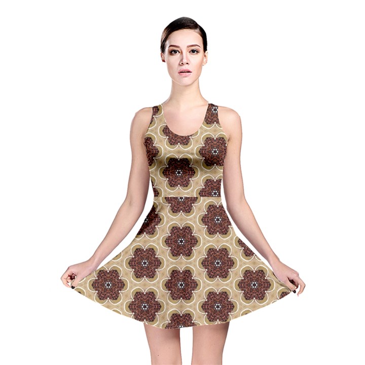 Pattern Sequence Motif Design Plan Reversible Skater Dress