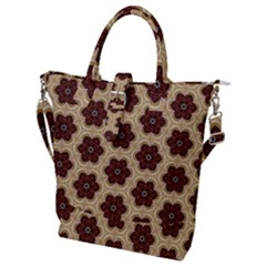 Pattern Sequence Motif Design Plan Buckle Top Tote Bag by Pakrebo