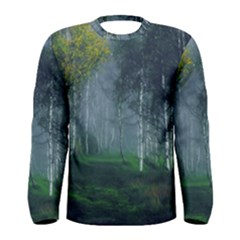 Birch Forest Nature Landscape Men s Long Sleeve Tee by Pakrebo