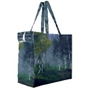 Birch Forest Nature Landscape Canvas Travel Bag View3