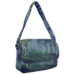 Birch Forest Nature Landscape Courier Bag by Pakrebo