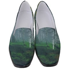 Birch Forest Nature Landscape Women s Classic Loafer Heels by Pakrebo