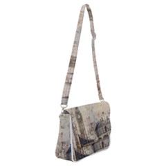 London Westminster Bridge Building Shoulder Bag With Back Zipper by Pakrebo