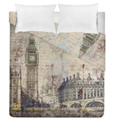 London Westminster Bridge Building Duvet Cover Double Side (queen Size) by Pakrebo