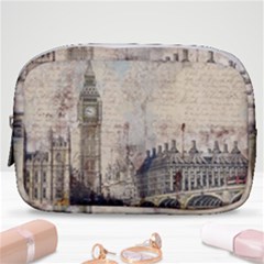 London Westminster Bridge Building Make Up Pouch (small) by Pakrebo