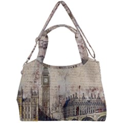 London Westminster Bridge Building Double Compartment Shoulder Bag by Pakrebo