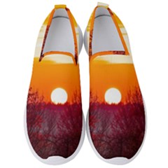 Sun Evening Sunset Sky Landscape Men s Slip On Sneakers by Pakrebo