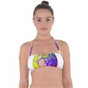 Isolated Transparent Sphere Halter Bandeau Bikini Top View1