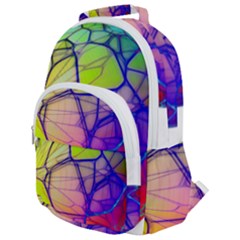 Isolated Transparent Sphere Rounded Multi Pocket Backpack