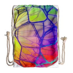 Isolated Transparent Sphere Drawstring Bag (large) by Pakrebo