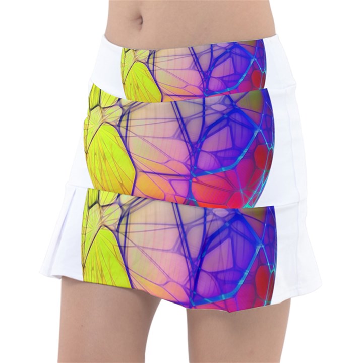 Isolated Transparent Sphere Tennis Skirt