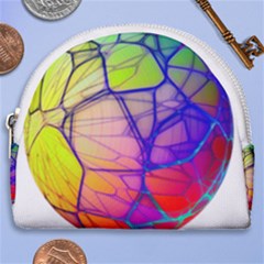 Isolated Transparent Sphere Horseshoe Style Canvas Pouch by Pakrebo