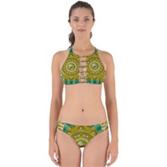 Mandala In Peace And Feathers Perfectly Cut Out Bikini Set by pepitasart