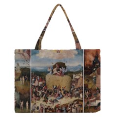 Heronimus Bosch The Haywagon 2 Zipper Medium Tote Bag