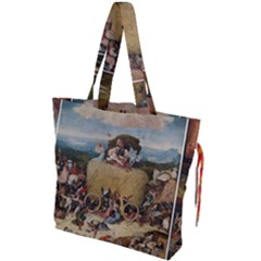 Heronimus Bosch The Haywagon 2 Drawstring Tote Bag