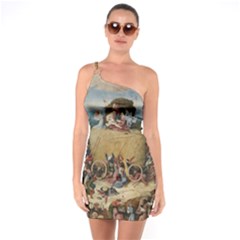 Heronimus Bosch The Haywagon One Soulder Bodycon Dress by impacteesstreetwearthree