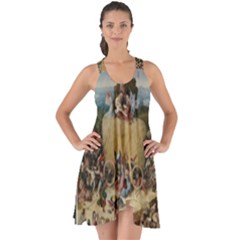 Heronimus Bosch The Haywagon Show Some Back Chiffon Dress by impacteesstreetwearthree