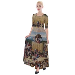 Heronimus Bosch The Haywagon Half Sleeves Maxi Dress