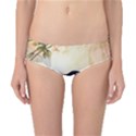 Funny Coutan With Flowers Classic Bikini Bottoms View1