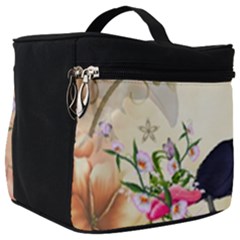 Funny Coutan With Flowers Make Up Travel Bag (big) by FantasyWorld7