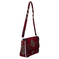 Wonderful Decorative Celtic Knot Shoulder Bag With Back Zipper