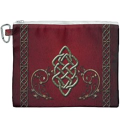 Wonderful Decorative Celtic Knot Canvas Cosmetic Bag (xxxl) by FantasyWorld7