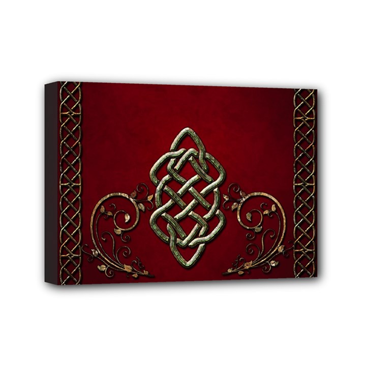 Wonderful Decorative Celtic Knot Mini Canvas 7  x 5  (Stretched)