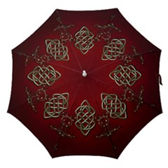 Wonderful Decorative Celtic Knot Straight Umbrellas by FantasyWorld7