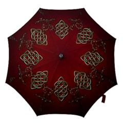 Wonderful Decorative Celtic Knot Hook Handle Umbrellas (medium) by FantasyWorld7