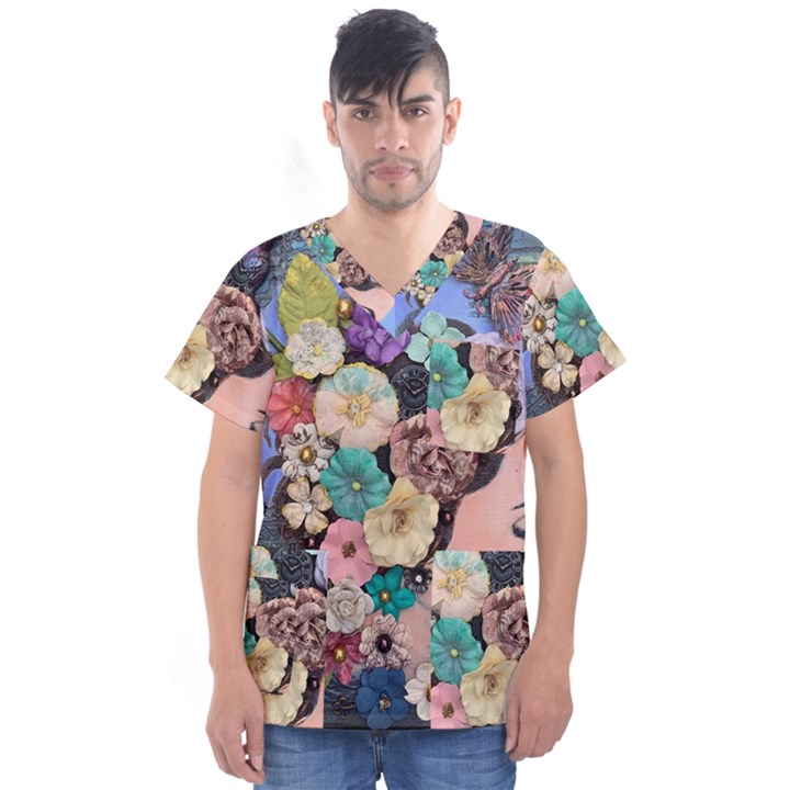 Dream  Men s V-Neck Scrub Top