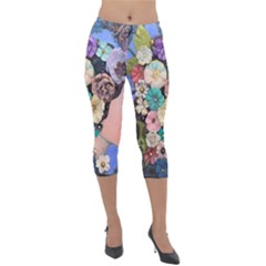 Dream  Lightweight Velour Capri Leggings  by CKArtCreations