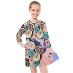 Dream  Kids  Quarter Sleeve Shirt Dress