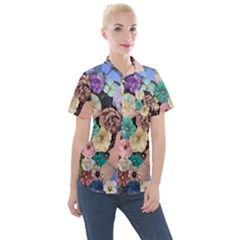 Dream  Women s Short Sleeve Pocket Shirt