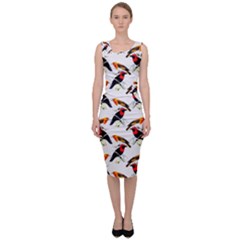 Birds 1 Sleeveless Pencil Dress