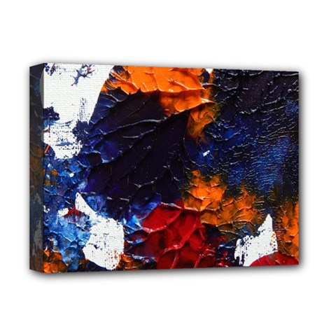 Falling Leaves Deluxe Canvas 16  X 12  (stretched)  by WILLBIRDWELL