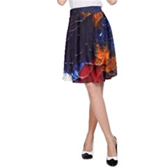 Falling Leaves A-line Skirt by WILLBIRDWELL