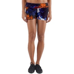 Falling Leaves Yoga Shorts