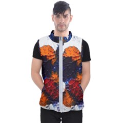 Falling Leaves Men s Puffer Vest