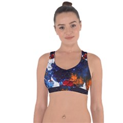 Falling Leaves Cross String Back Sports Bra by WILLBIRDWELL