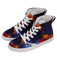 Falling Leaves Women s Hi-top Skate Sneakers by WILLBIRDWELL