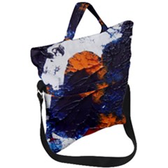 Falling Leaves Fold Over Handle Tote Bag by WILLBIRDWELL