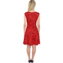 red of love Capsleeve Midi Dress View2