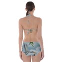 Funny Stork With Creepy Snake Baby Cut-Out One Piece Swimsuit View2